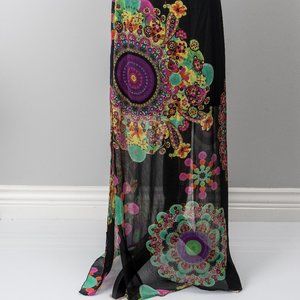 NWOT Desigual chiffon floral skirt - sz 42 (large)